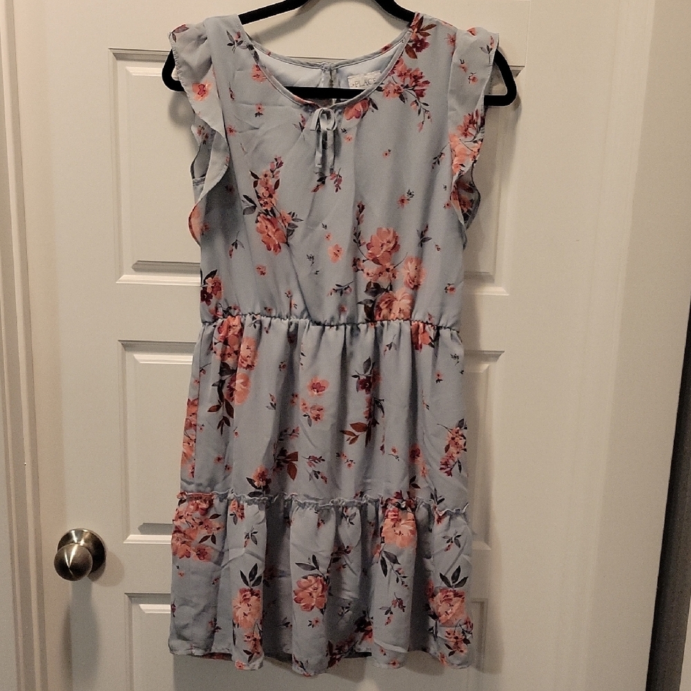 The Children's Place Pink and Blue Sleeveless Sundress